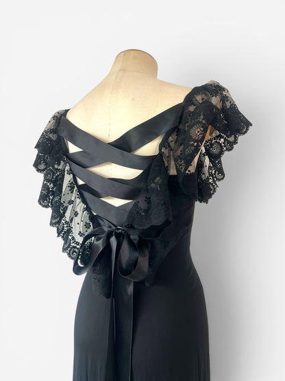 Valentino Lace Back Corset Evening Gown, circa Spring/Summer 2004