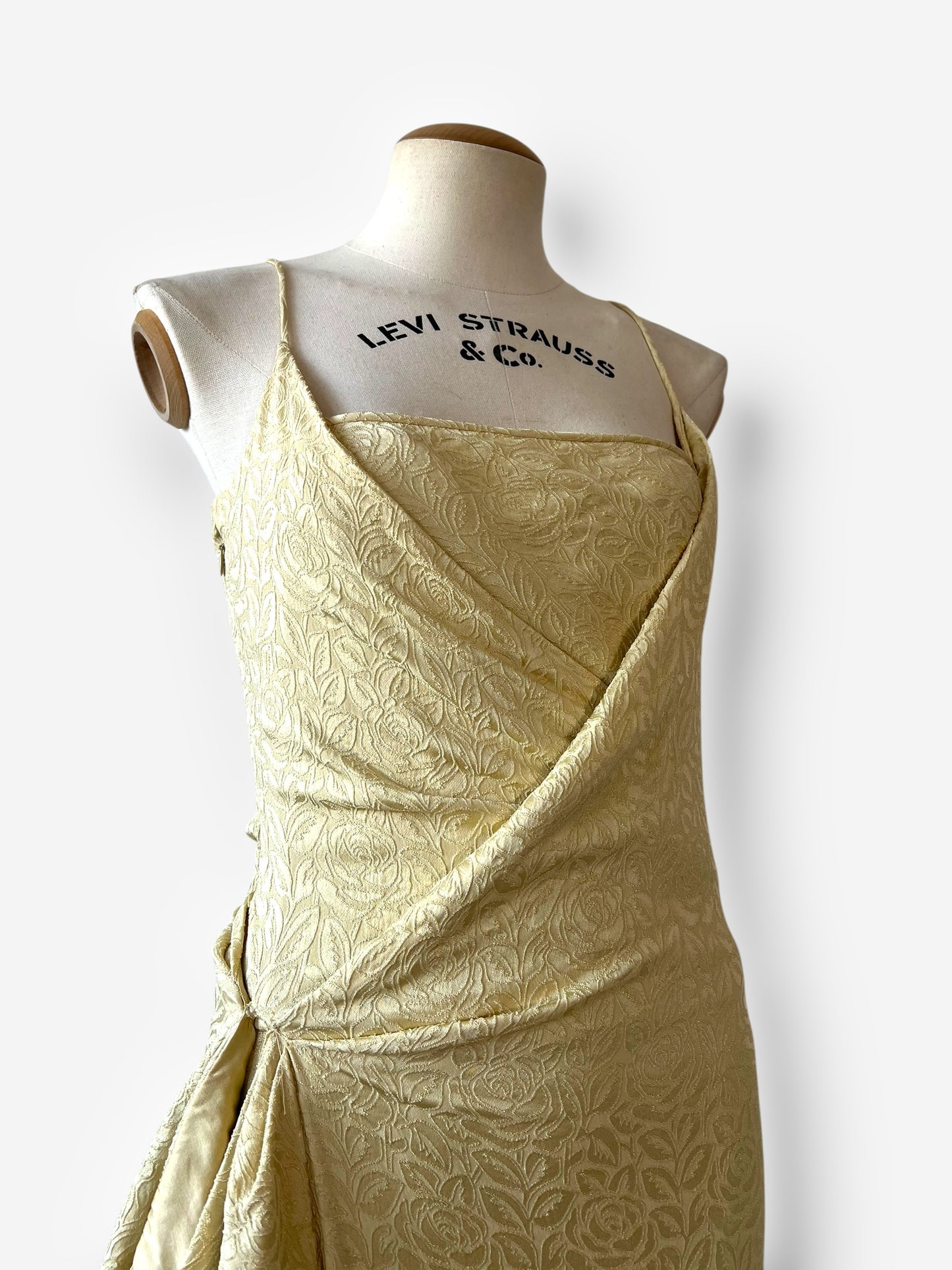 Christian Dior by John Galliano, Autumn/Winter 1998, Silk Brocade Rose Dress