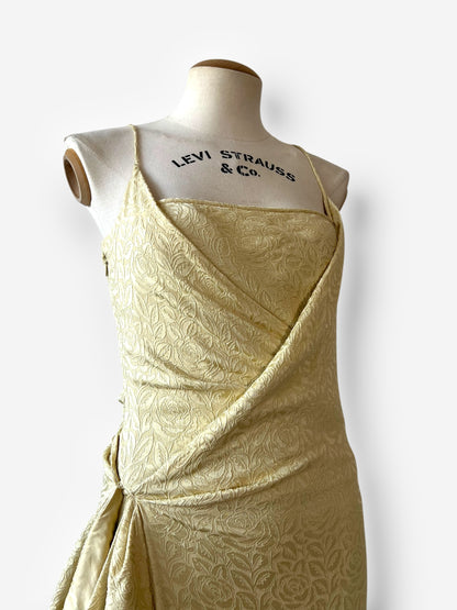 Christian Dior by John Galliano, Autumn/Winter 1998, Silk Brocade Rose Dress