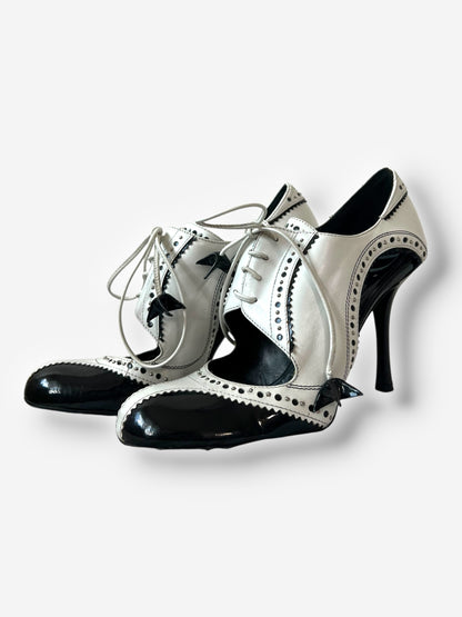 Christian Dior by John Galliano 2004 Spectator Patent Leather Pumps