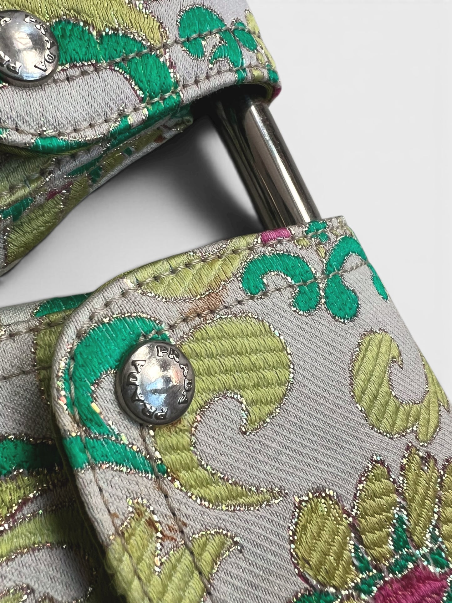 Prada Double Pocket Satin Handle Bag, Spring Summer 2003 Runway