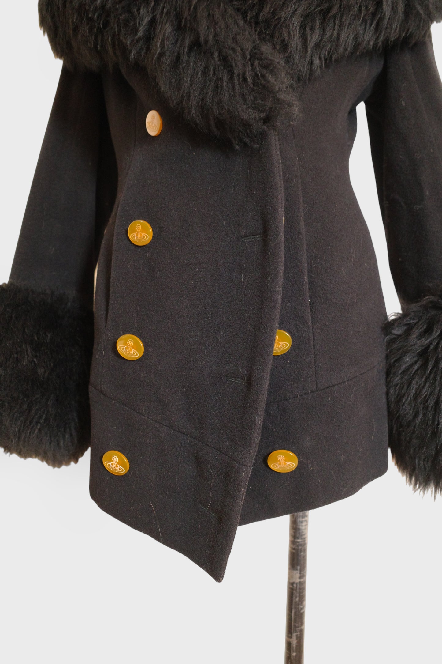 Vintage Vivienne Westwood faux fur coat