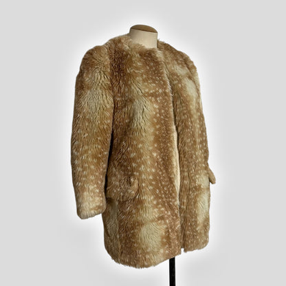 Miu Miu faux fur deer coat