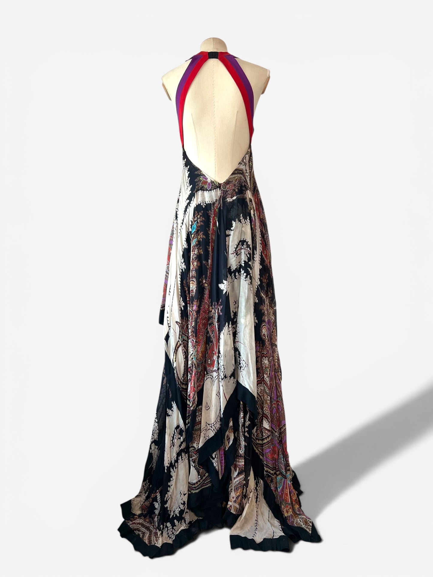 Gucci Halter Bandana Print Silk Gown, Spring Summer 2007