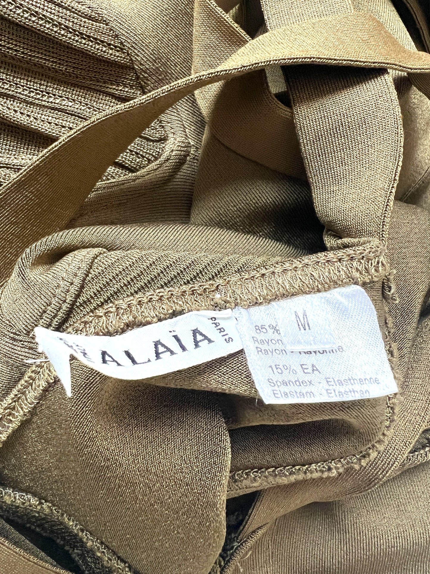 Alaïa 1990 S/S runway Maxi dress