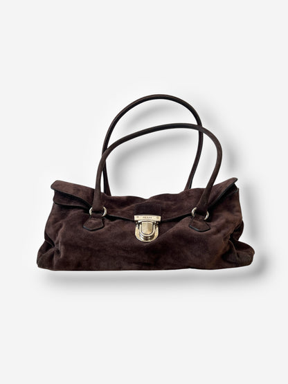 Prada Suede Camoscio Easy Shoulder Bag, 2000s