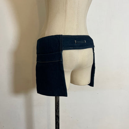 00’s Jean Paul Gaultier, denim hip bags