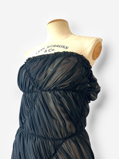 Comme des Garçons 2008 Ruched Elastic Dress