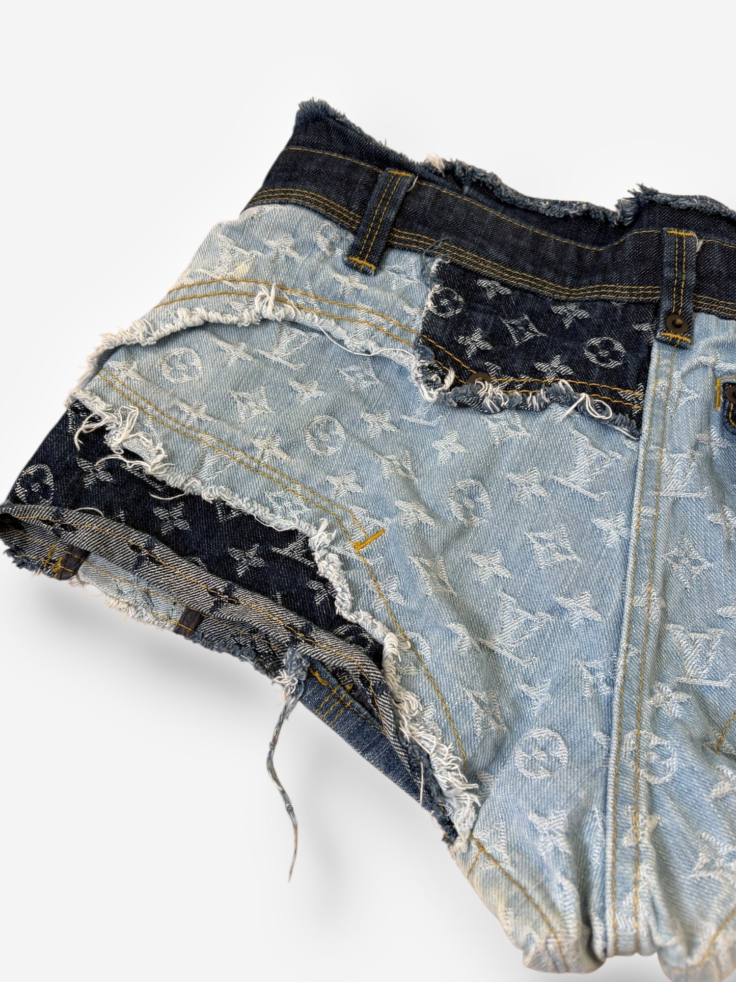 Louis Vuitton Patchwork Denim Shorts, 2007