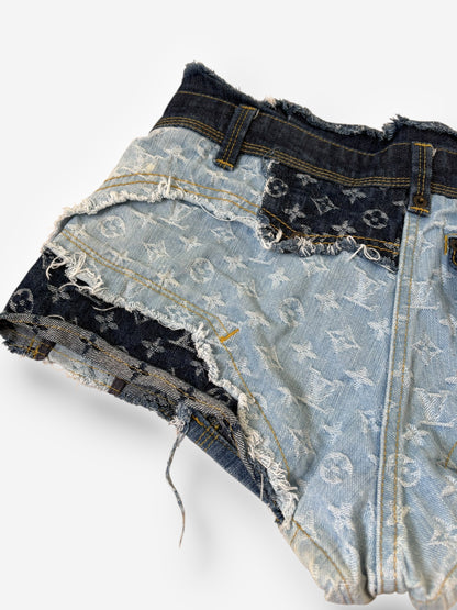 Louis Vuitton Patchwork Denim Shorts, 2007