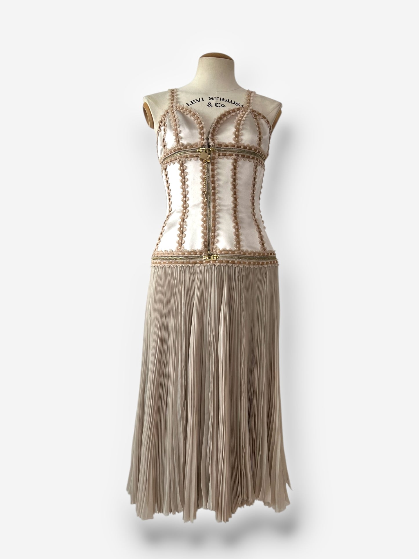 Alexander McQueen Convertible Corset Dress with Padlock Detail – Fall/Winter 2003