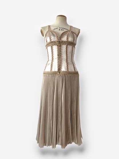 Alexander McQueen Convertible Corset Dress with Padlock Detail – Fall/Winter 2003