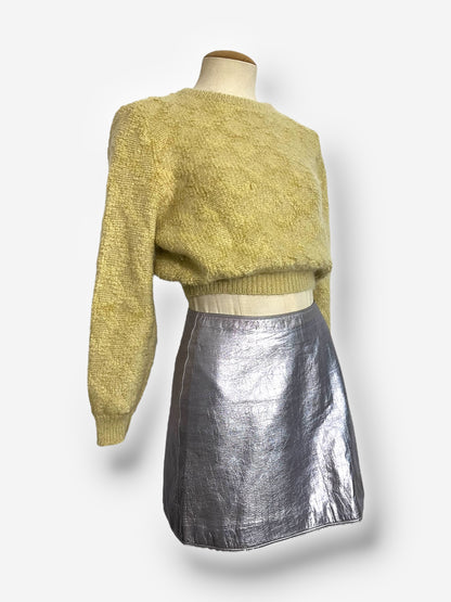 Versace, Fall/Winter 1994 Two-Piece leather knit Ensemble