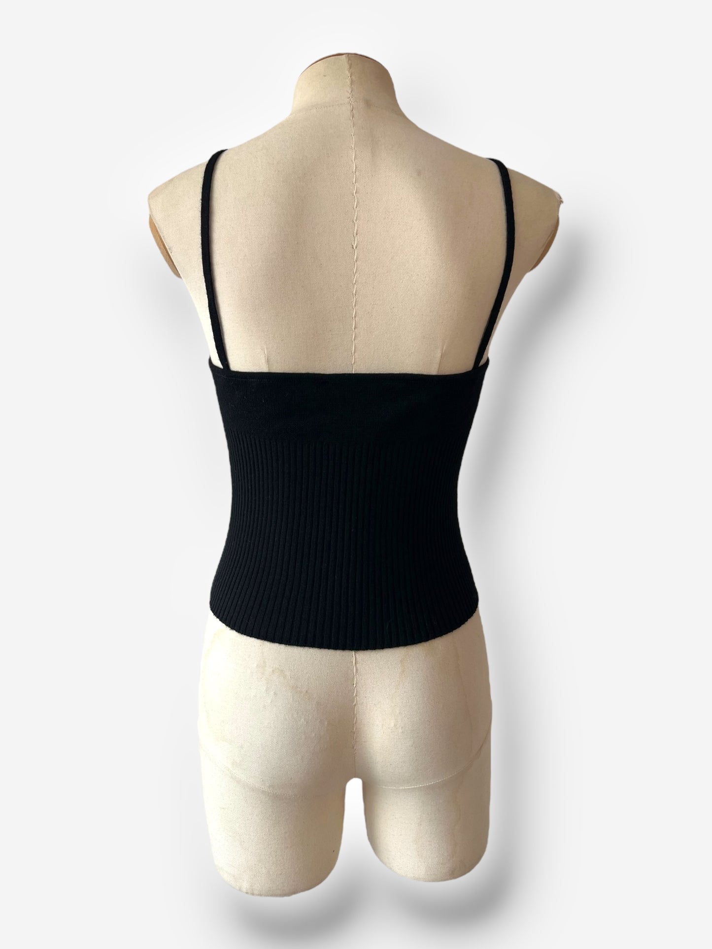 Dolce & Gabbana 1990s Knitted Top with Cross Pendant