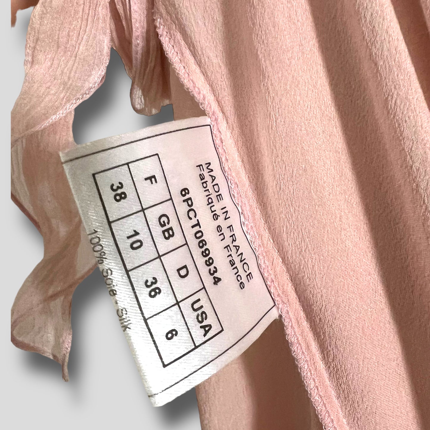 John Galliano silk pink 2006 dress