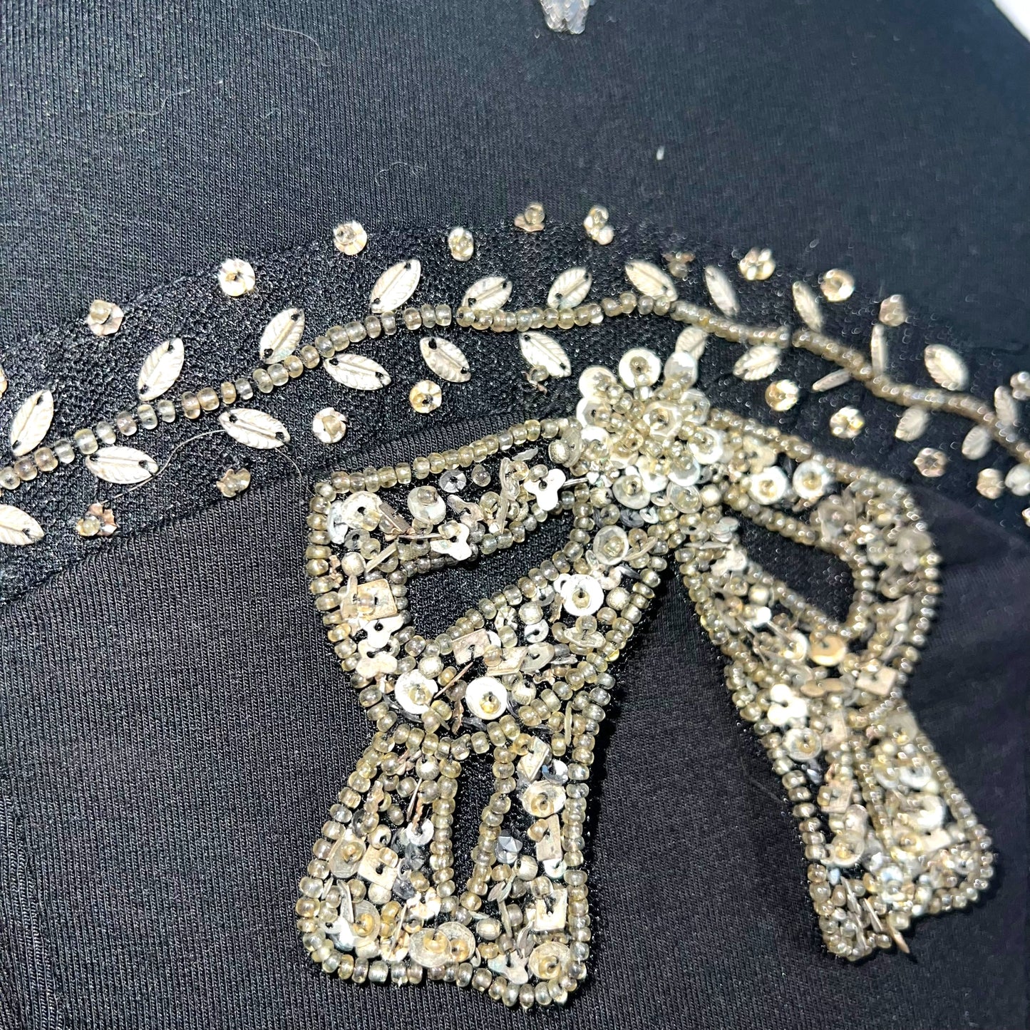 Gianni Versace, crystal bow corset top, early 2000s