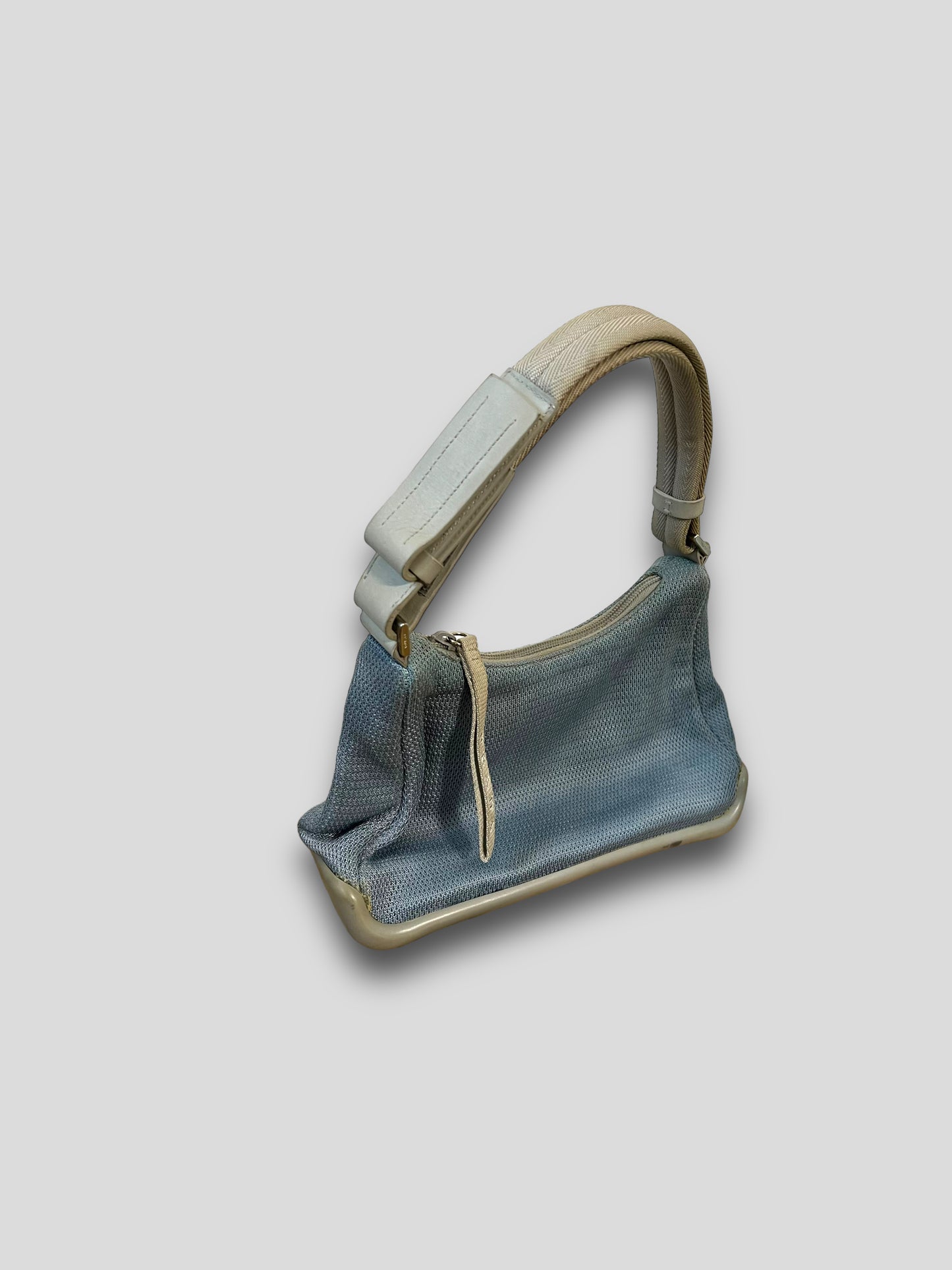 90’s Prada blue shoulder bag