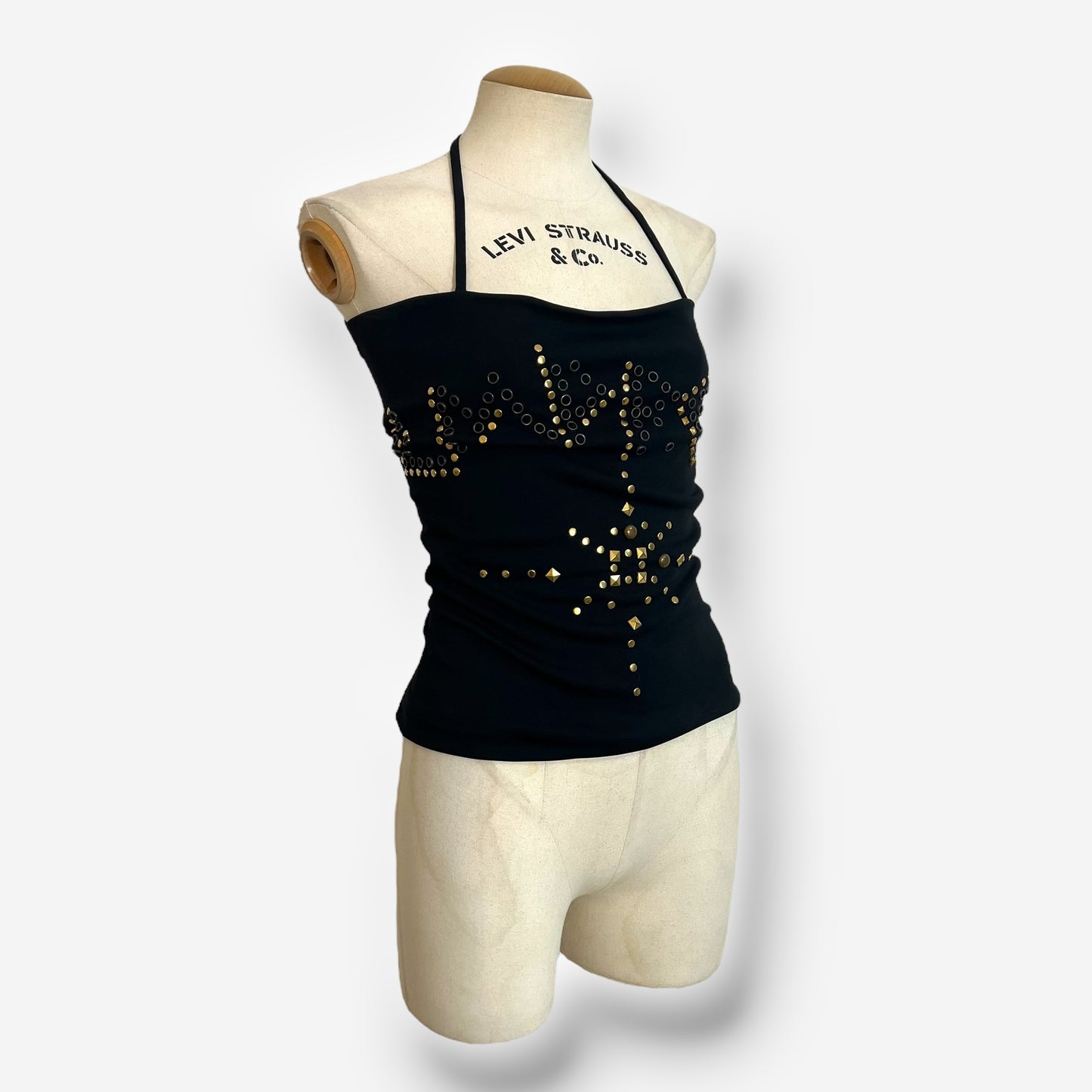 D&G Studded Lace-Up Halter Top – Spring/Summer 2003