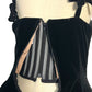Vivienne Westwood 1999 corset velvet bow dress with hip pads