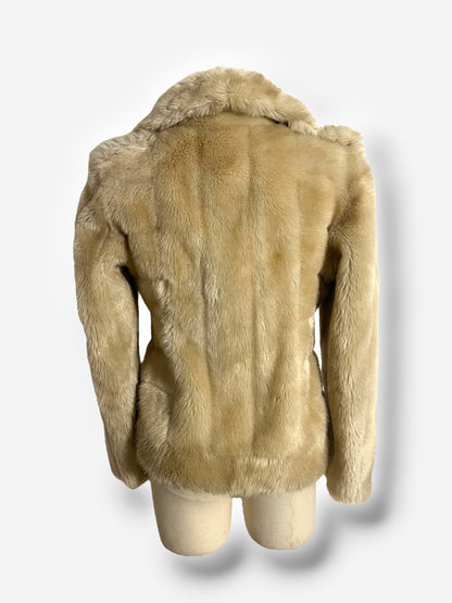 Gucci Faux Fur Double-Breasted Coat, runway Fall/Winter 1996