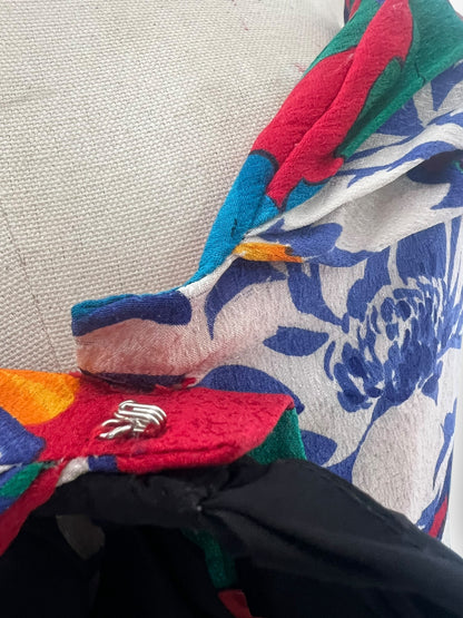 Vintage Christian Dior Silk Ensemble, circa 1980s — Hawaii Print