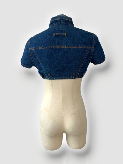 Jean Paul Gaultier Cropped Denim Top, 1990s