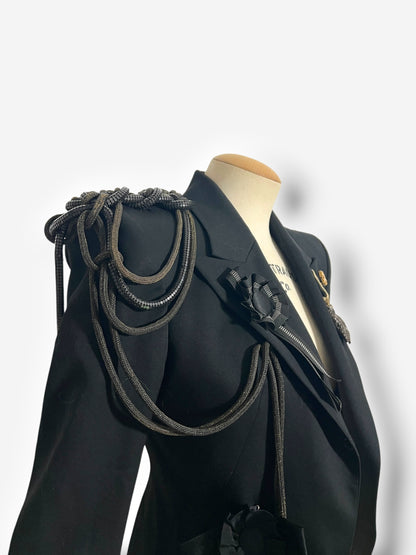 Balmain Embellished Wool Tailcoat by Christophe Decarnin, Spring/Summer 2010