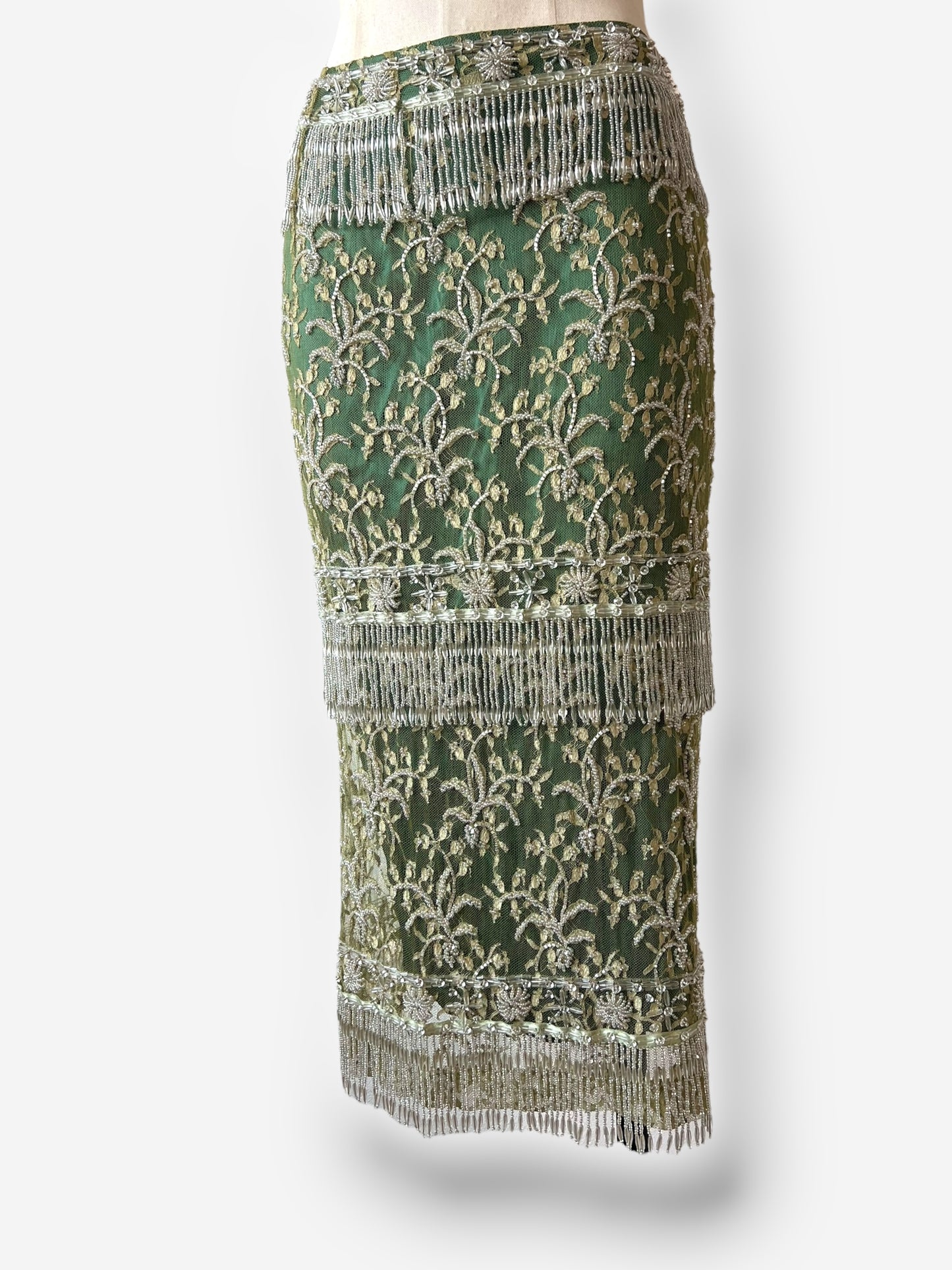 Dolce & Gabbana 1990s Couture Hand-Embroidered Skirt, Circa 1999