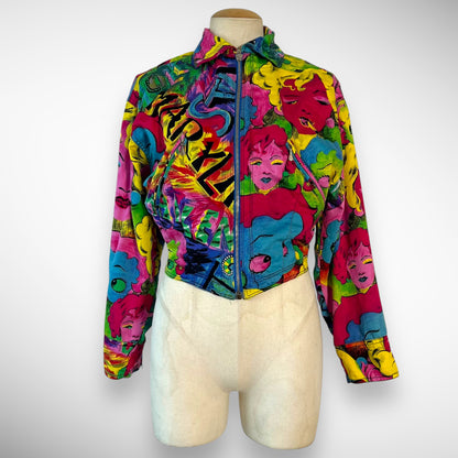 Gianni Versace Jeans Couture MARILYN Monroe / BETTY Boop bomber jacket