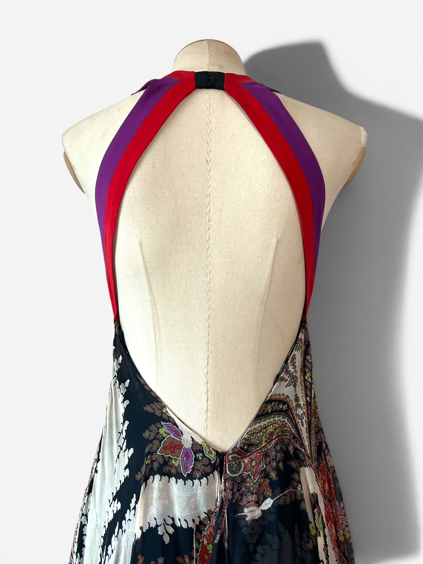 Gucci Halter Bandana Print Silk Gown, Spring Summer 2007