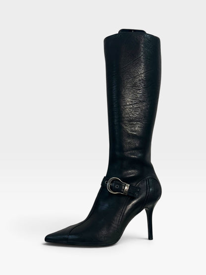 Vintage Dior by John Galliano 2007 Leather Boots