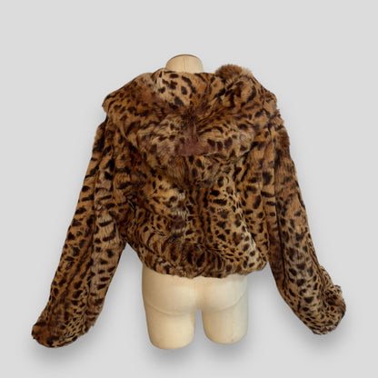 Dior 2004 Leopard fur coat