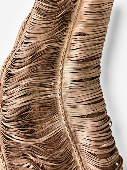 Roberto Cavalli 2013 Leather Cut-Out Pants