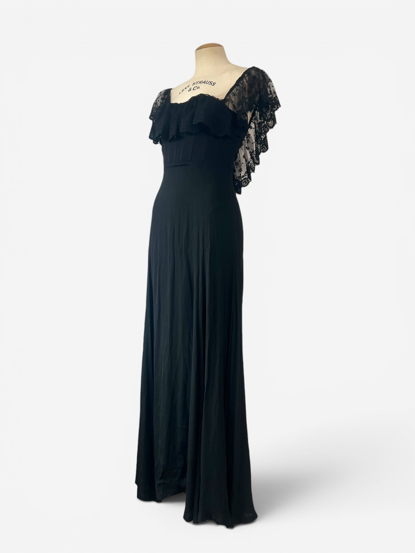 Valentino Lace Back Corset Evening Gown, circa Spring/Summer 2004