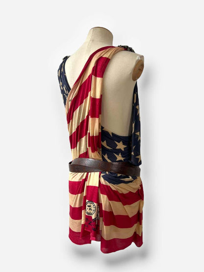 Dsquared² Flag Wrap Dress – Spring/Summer 2013