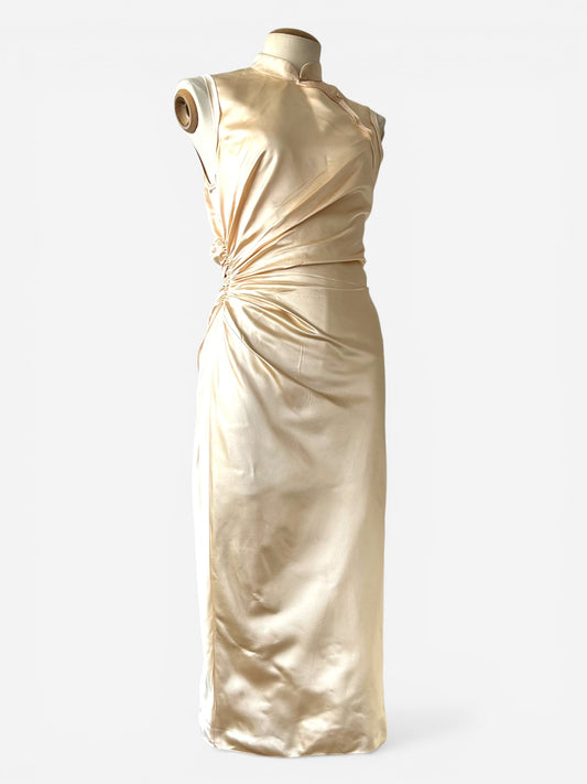 Prada silk ruched dress, Spring Summer 2002