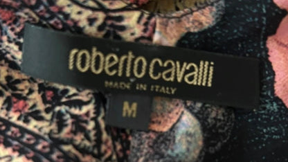 Roberto Cavalli Patchwork Silk Bias Cut Dress, 2002