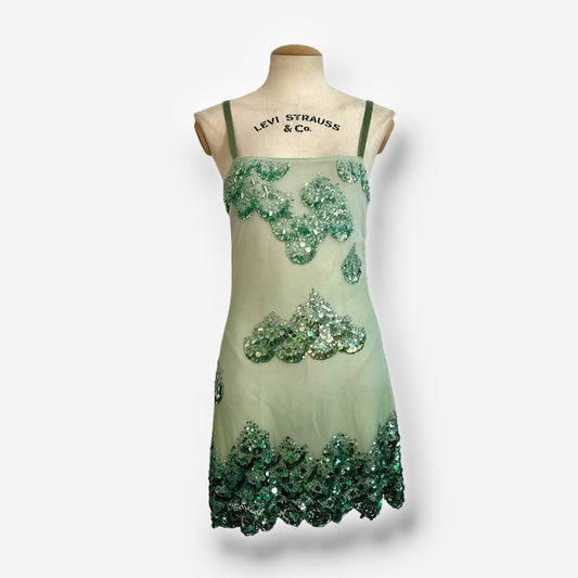 Vintage Blumarine Sequin Embellished Mini Dress, Mid 2000s
