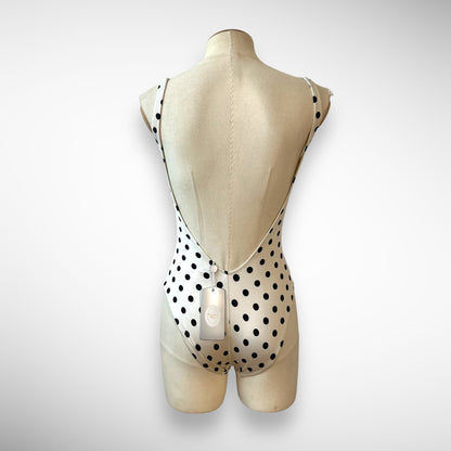 Deadstock polka dot vintage Christian Dior swimsuit