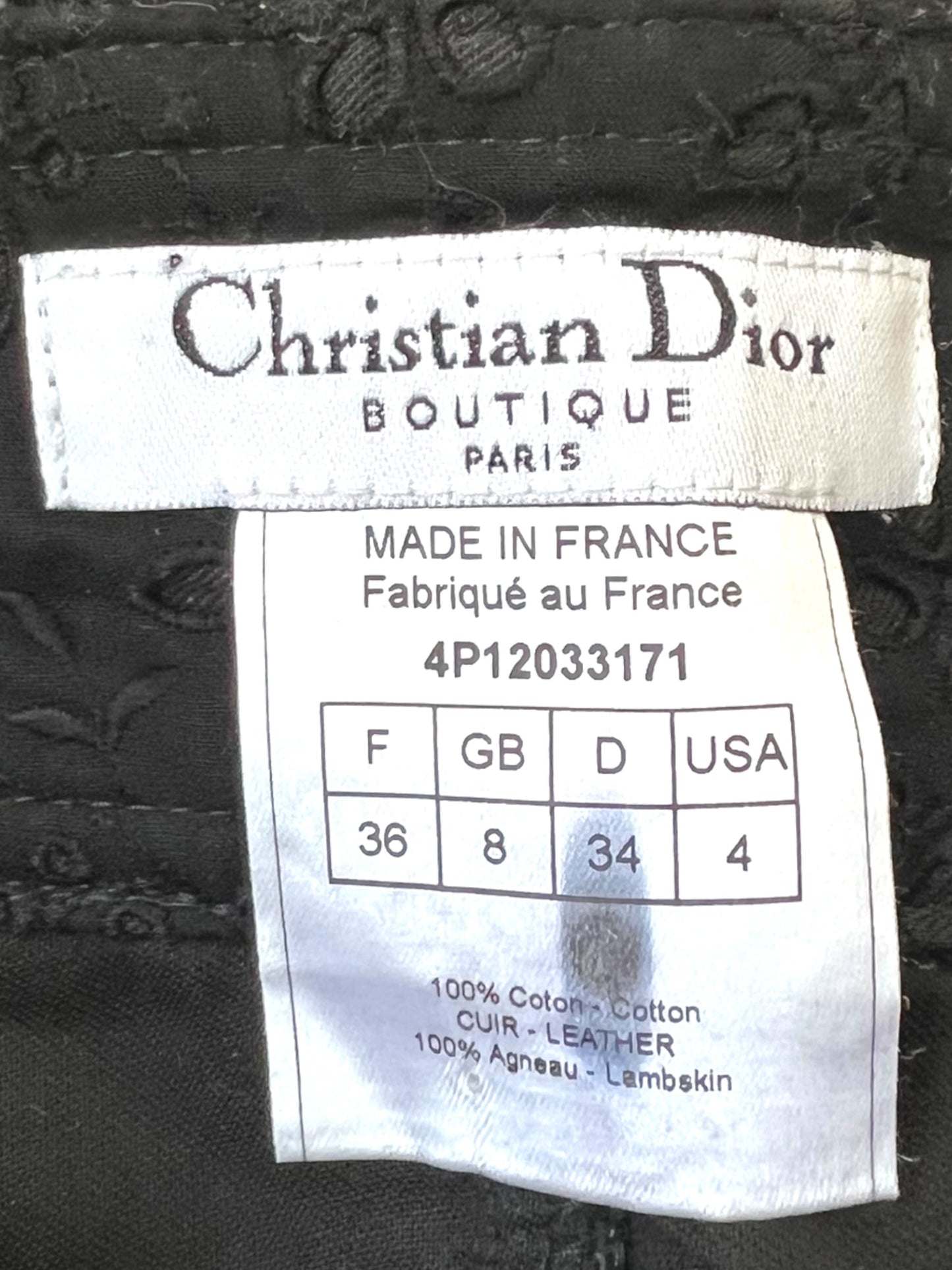 Christian Dior by John Galliano Mini Zipper Skirt, SS2004 Runway