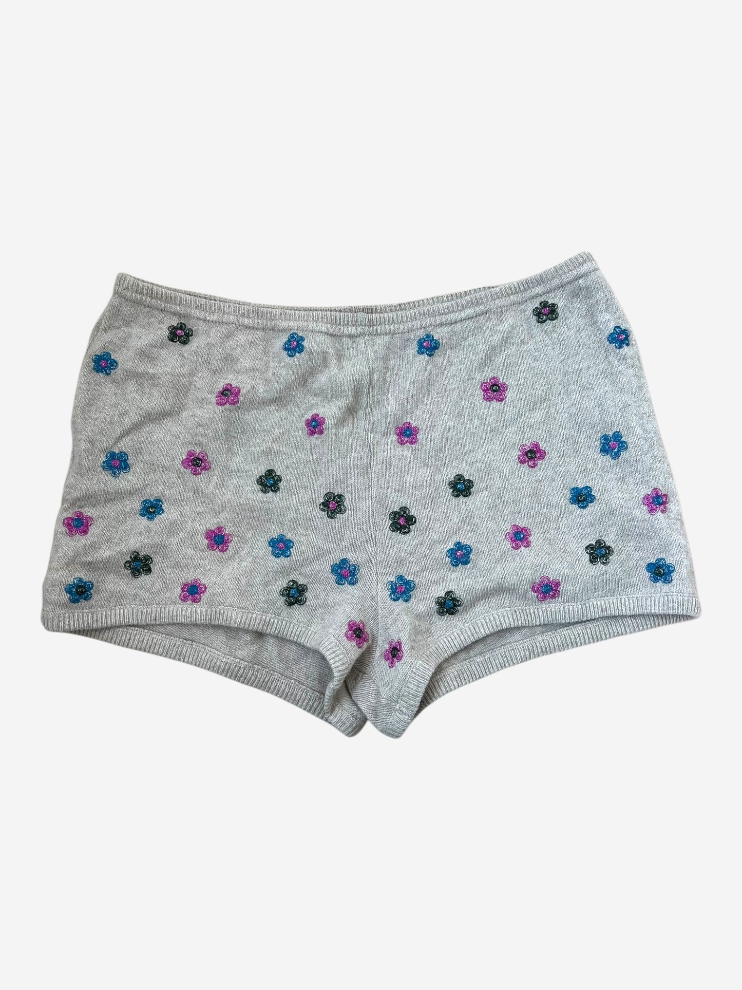 Dolce & Gabbana D&G Floral Knit Shorts, early 2000s