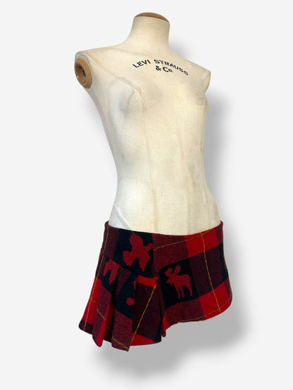 Dsquared2 Plaid Micro Mini Skirt, Fall Winter 2004 Runway