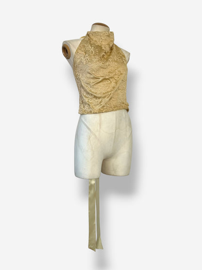 Alexander McQueen Lace Halter Top, 1999