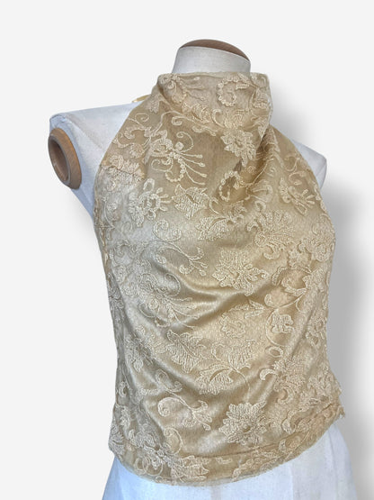 Alexander McQueen Lace Halter Top, 1999
