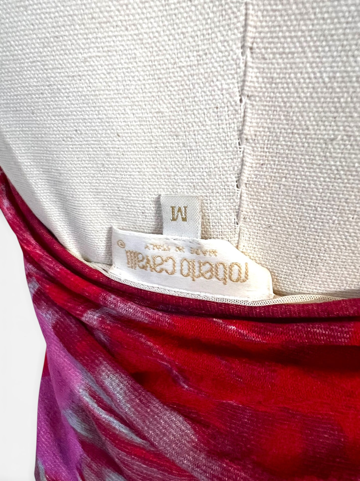 Roberto Cavalli Floral Crystal Mesh Halter Top, Spring/Summer 2000