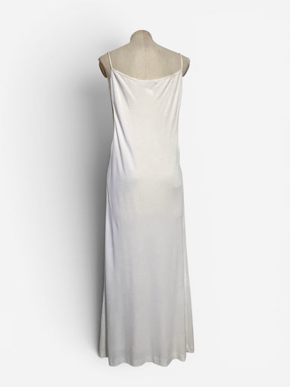 Gucci by Tom Ford White Belted Runway Slip Dress, Spring/Summer 1996