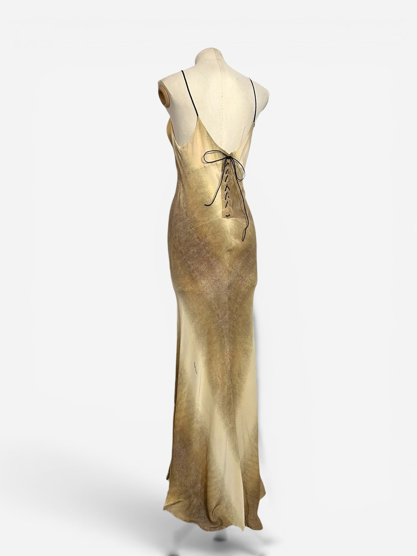 Roberto Cavalli Animal Print Silk Slip Dress, Spring/Summer 2002