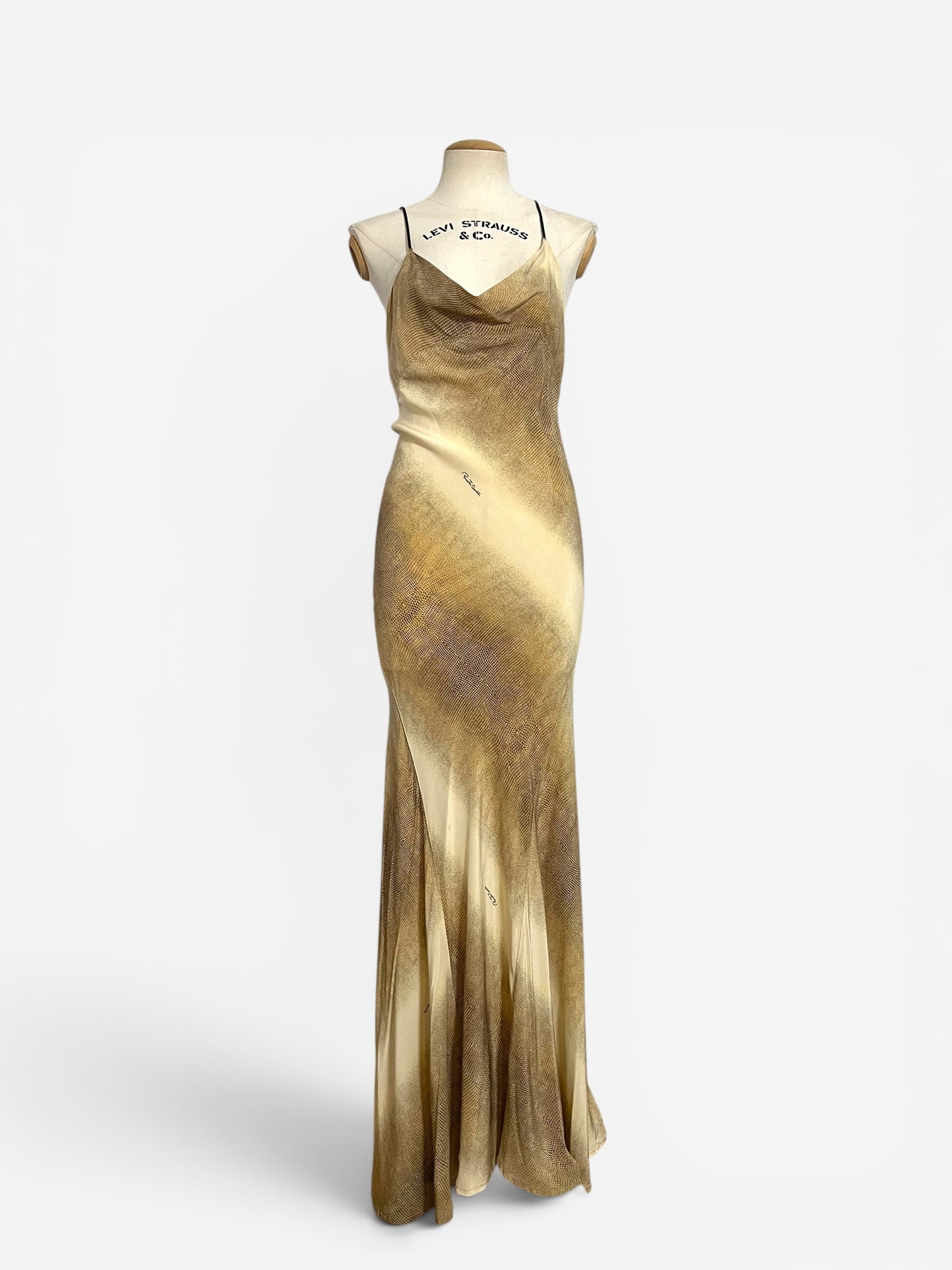 Roberto Cavalli Animal Print Silk Slip Dress, Spring/Summer 2002