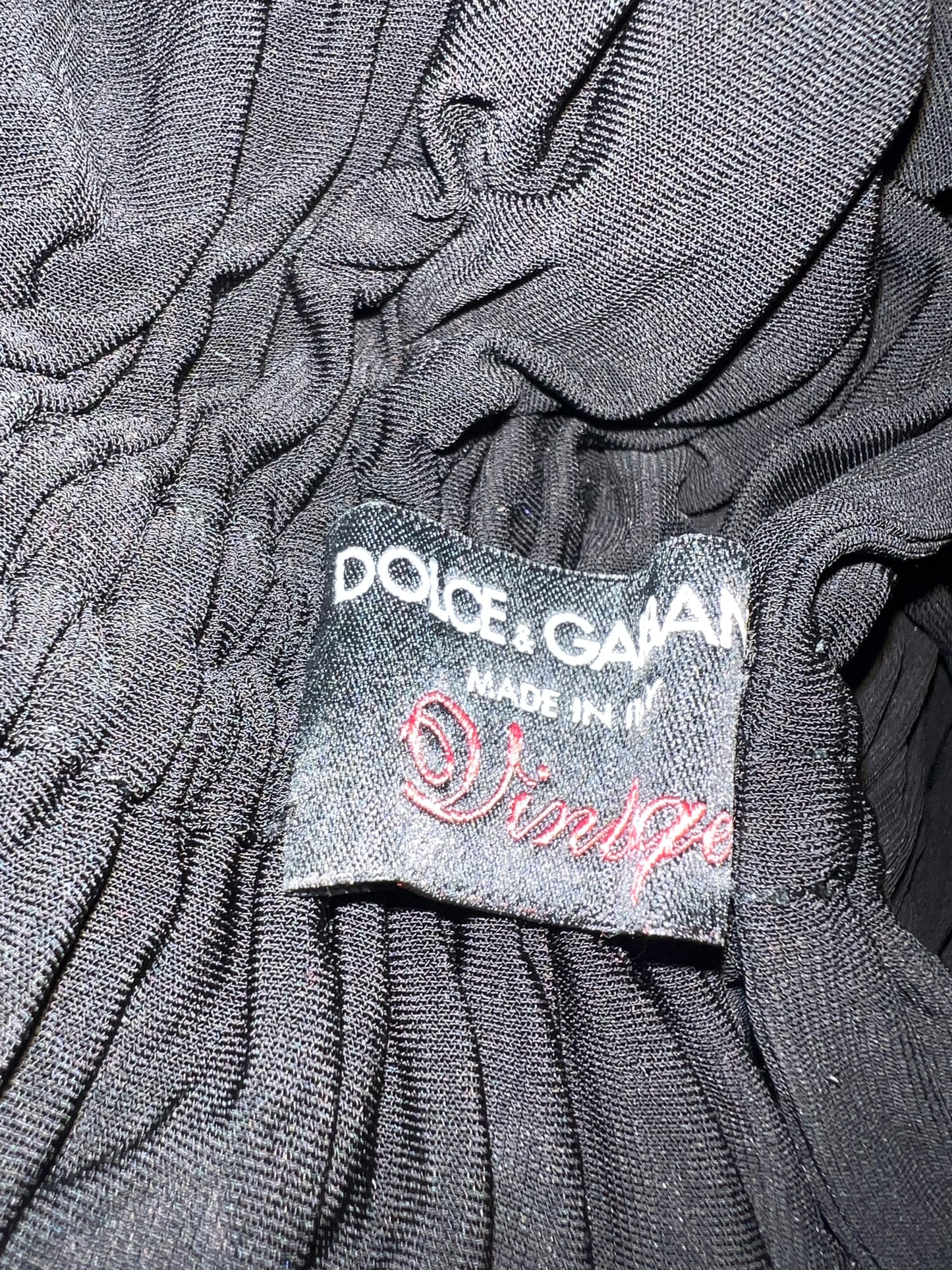 Dolce & Gabbana S/S 2003 'Sex & Love' Ruched Cut-Out Dress – Look 9 Runway