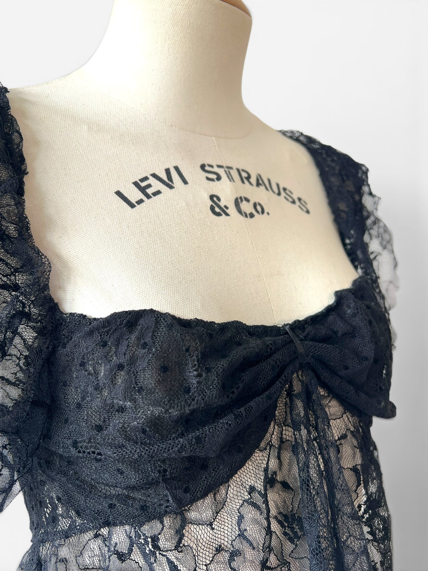 Yves Saint Laurent by Tom Ford Lace Top, circa 2003